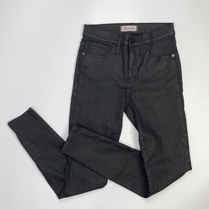 Madewell Black 9" High-Rise Skinny Pants Size 26